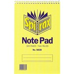 SPIRAX 56050 563B SPIRAL NOTEBOOK TOP OPEN 200X127MM 300 PAGE
