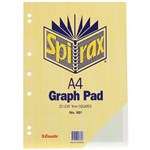 SPIRAX 56082 GRAPH PAD 1MM 50 PAGE A4