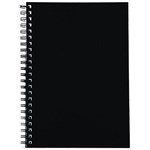 SPIRAX 56512BK 512 HARD COVER SPIRAL NOTEBOOK A4 200 PAGE BLACK