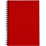 SPIRAX 56512R 512 HARD COVER SPIRAL NOTEBOOK A4 200 PAGE RED