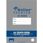 WRITER PREMIUM GRAPH BOOK 10MM 70GSM 48 PAGE A4 BOAT