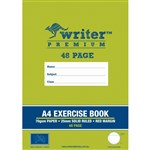 WRITER PREMIUM EXERCISE BOOK RULED 25MM 70GSM 48 PAGE A4 UMBRELLA