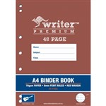 WRITER EB6540 PREMIUM BINDER BOOK A4 RULED 8MM  MARGIN 48 PAGE