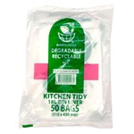 ENVIROCHOICE ECBL1010 BIN LINER HIGH DENSITY 18LT DEGRADEABLE  CLEAR PACK 50 