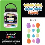 SENSORY SPROUTS TEXTURED PASTEL CALMING STONES ASSORTED SET 18