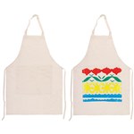 EDUCATIONAL COLOURS CALICO APRON 5S