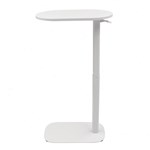 RAPIDLINE EOS HEIGHT ADJUSTABLE SIDE TABLE 560 X 340 X 6531048MM NATURAL WHITEWHITE PC