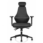 RAPIDLINE ERGORA POSTURE CHAIR HIGH BACK BLACK PU