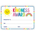 LEARNING CAN BE FUN GIGGLE  GROW KINDNESS AWARD CERTIFICATES PACK 30