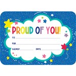 LEARNING CAN BE FUN GIGGLE  GROW PROUD OF YOU CERTIFICATES PACK 30