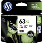 HP F6U63AA NO 63XL INK CARTRIDGE HIGH YIELD TRI COLOUR