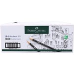 FABERCASTELL BLACKMATT 1111 GRAPHITE PENCILS 2B BOX 144