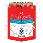FABERCASTELL 12116572HB TRIANGULAR GRIP BLACKLEAD PENCILS HB BOX 72