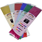 RAINBOW CREPE PAPER FOIL 500MM X 1M ASSORTED PACK 6
