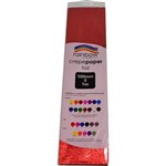RAINBOW CREPE PAPER FOIL 500MM X 1M RED