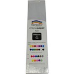 RAINBOW CREPE PAPER FOIL 500MM X 1M SILVER