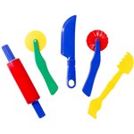 EDUCATIONAL COLOURS FD5 FUN DOUGH ACCESSORIES ASSORTED PK5