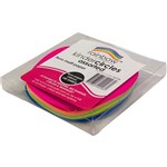 RAINBOW PREMIUM FLURO PAPER CIRCLES 85GSM 120MM ASSORTED PACK 100
