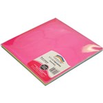 RAINBOW KINDER SHAPES PAPER SQUARE 85GSM 250MM FLURO ASSORTED PACK 100