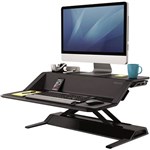 FELLOWES LOTUS SIT STAND WORKSTATION BLACK