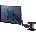 FELLOWES SINGLE MONITOR ARM WALL MOUNT BLACK