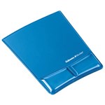 FELLOWES 9182201 GEL WRIST SUPPORT AND MOUSE PAD BLUE