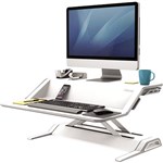 FELLOWES LOTUS SIT STAND WORKSTATION WHITE