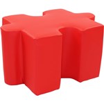 SYLEX PUZZLE OTTOMAN 850 X 580 X 460MM RED