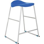 TRACT STOOL 650MM HIGH BLUE