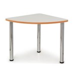 QUORUM GEOMETRY MEETING TABLE QUARTER ROUND 750MM