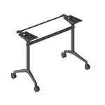 RAPIDLINE TYPHOON FLIP TABLE FRAME TO SUIT 1200MM W TABLE TOPS BLACK PC ALL OVER FRAME