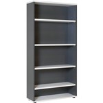 RAPID WORKER BOOKCASE 4 SHELF 900 X 315 X 1800MM WHITEIRONSTONE