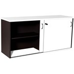 RAPID WORKER SLIDING DOOR CREDENZA 1800 X 450MM WHITEIRONSTONE
