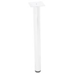 RAPIDLINE ROUND LEG 60 X 705MM WHITE SET 4