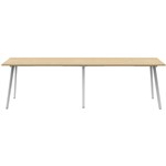 RAPIDLINE ETERNITY HIGH BAR TABLE 3600 X 750MM NATURAL OAKWHITE