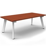 RAPIDLINE ETERNITY COFFEE TABLE 1200 X 600MM CHERRYWHITE SATIN