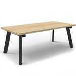 RAPIDLINE ETERNITY COFFEE TABLE 1200 X 600MM NATURAL OAKBLACK