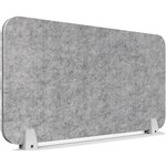 RAPIDLINE ECO PANEL DESK MOUNTED SCREEN 740 X 384MM MARBLE GREY
