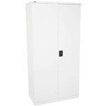 GO GCA18SG  SWING DOOR CUPBOARD 3 SHELVES 910 X 450 X 1830MM SILVER GREY