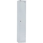 GO STEEL GLA3052 LOCKER TWO DOOR 305 X 455 X 1830MM WITH BUTTERFLY LOCK SILVER GREY