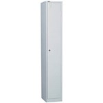 GO LOCKER GLA3051SG SINGLE DOOR 305 X 455 X 1830MM SILVER GREY
