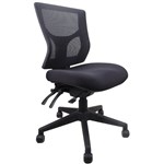 RAPIDLINE MILAN CHAIR MEDIUM MESH BLACK
