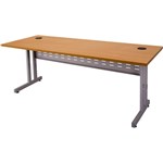 RAPID SPAN C LEG DESK METAL MODESTY PANEL 1500 X 700MM BEECHSILVER
