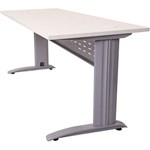 RAPID SPAN DESK METAL MODESTY PANEL 1200 X 700MM WHITESILVER