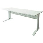 RAPID SPAN DESK METAL MODESTY PANEL 1500 X 700MM WHITEWHITE