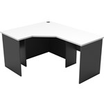 RAPID WORKER CORNER WORKSTATION COMPLETE 1200 X 1500 X 600MM WHITEIRONSTONE