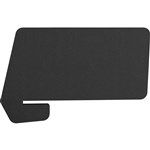 RAPIDLINE ECO PANEL SLIDE OVER DESK SCREEN 820 X 400MM BLACK
