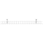 RAPIDLINE SINGLE TIER CABLE BASKET ONLY 1550MM WHITE
