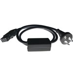 RAPIDLINE STARTER LEAD 20A 3PIN 1000MM BLACK
