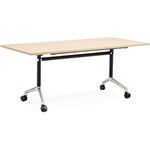 RAPIDLINE TYPHOON FLIP TOP TABLE 1500 X 750 X 750MM BEECH